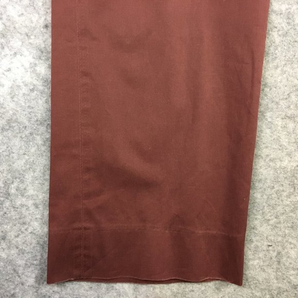 John Varvatos Pants Mens 34x30 Soho Fit Khaki Chino Red Straight Leg Canada Made - Picture 3 of 16